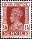 King George VI wearing Imperial Crown of India