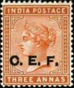Queen Victoria (1819-1901) - Overprint "C.E.F."