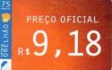 Preço Oficial - R$9,18 - 58060