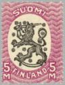 Coat of Arms 1917 - Saarinen, WM Swastika mirrored, 14¼ x 14
