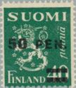 Coat of Arms 1930 - Hammarsten-Jansson Design, Overprint