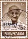 Mahatma Gandhi (1869-1948) - overprinted SERVICE