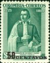 Joaquín de Cayzedo y Cuero Overprinted