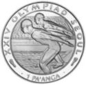 1 Pa'anga (XXIV Summer Olympic Games 1988 Seoul - Swimming)
