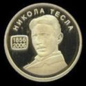 10,000 Dinara (150th Birthday anniversary of engineer Nikola Tesla)