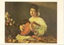 Michelangelo Merisi da Caravaggio. Girl with a lute. 1595