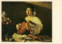 Michelangelo Merisi da Caravaggio. Girl with a lute. 1595