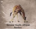 Genuine South-African Rooibos, giraffe
