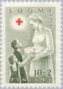 Red Cross Nurse giving Gifts to Children