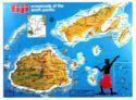 Map of the Fiji Islands