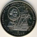 5 Pounds (Bicentenary of the Arrival of Commodore Nelson)