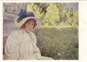 Valentin Serov. In summer (Portrait of O. Serova, the artist's wife). 1895