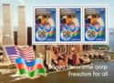 Image of the Tragedy and Flags of Azerbaijan and USA