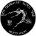 10,000 Won (XXIV Sumer Olympics 1988 - Gymnast)