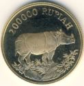 200,000 Rupiah (Wildlife - Javan rhinoceros)