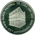 10 Pesos (25th anniversary of National Bank of Cuba)
