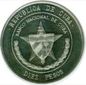 10 Pesos (25th anniversary of National Bank of Cuba)