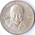 5 Pesos (writer Ernest Hemingway 1899 - 1961)