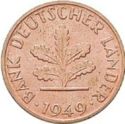 1 Pfennig (D, F, G, J)