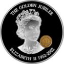 10 Dollars (Golden Jubilee Monarchs - Queen Elizabeth II)