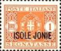 Italy Segnatasse Stamps Overprint "ISOLE JONIE"