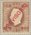 King Luis I- Overprint PROVISORIO