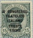 Philatelic Congress, Triest, overprinted