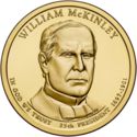 1 Dollar (25 th president William McKinley 1897-1901)