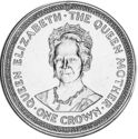 1 Crown (Queen Mother - 85th Birthday)