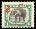 African Elephant (Loxodonta africana) - Overprint O S an LFF