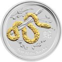 1 Dollar (Year of the Snake - gilded)