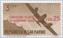 Air Mail - 1946 new color - ovp Congresso Filatelico