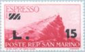 Espresso - 1945 - overprinted new value