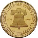 1,000 Córdobas (U.S. Bicentennial -Liberty bell)
