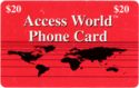 Access World Phone Card (red)
