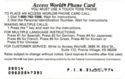 Access World Phone Card (red)