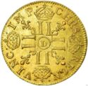 1 Louis d'or (Louis XIV - D - Lyon)