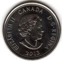 25 Cents (Heroes from the War of 1812 - Laura Secord - Coloured)