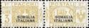 Pacchi Postali Overprint "Somalia Italiana"