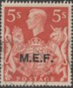 British Stamp Overprinted "M.E.F"