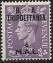 British Stamp Overprinted "B.A. Tripolitania"