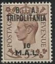 British Stamp Overprinted "B.A. Tripolitania"