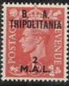 British Stamp Overprinted "B.A. Tripolitania"