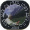 500 Shillings (Pope John Paul II with mountainous landscape)