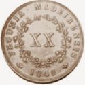 20 Réis ( "XX" - Maria II)