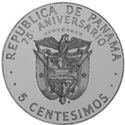 5 Centésimos (75th Anniversary of Independence)