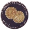 500 Pesetas (Germany 20 mark coin - 200th bithday)
