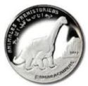 500 Pesetas (Prehistoric Animals - Camarasaurus)