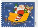 Santa Claus and sleigh
