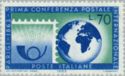Stamp with Horn-mail and Globe